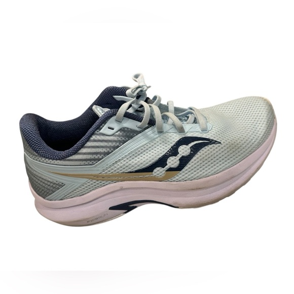 Women’s Saucony PWRRUN Running Shoes Powder Blue Size 10 - Picture 3 of 8